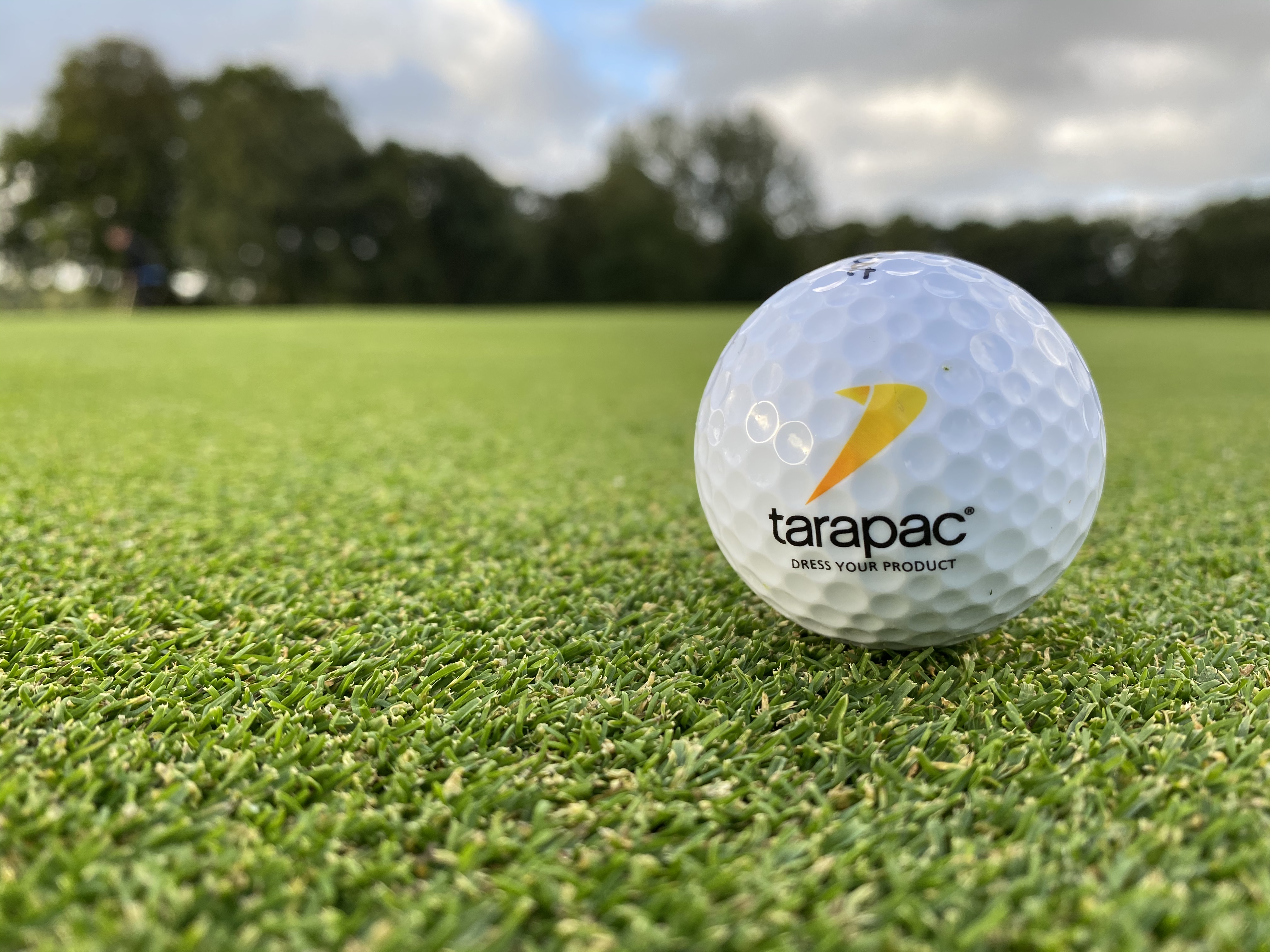 Golfboll med logga 