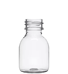 Liten plastflaska till mindre drycker 
