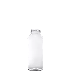 Plastflaske i PET, der passer godt til mad eller byggematerialer