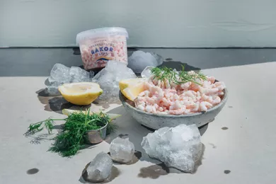 PET-burk för räkor