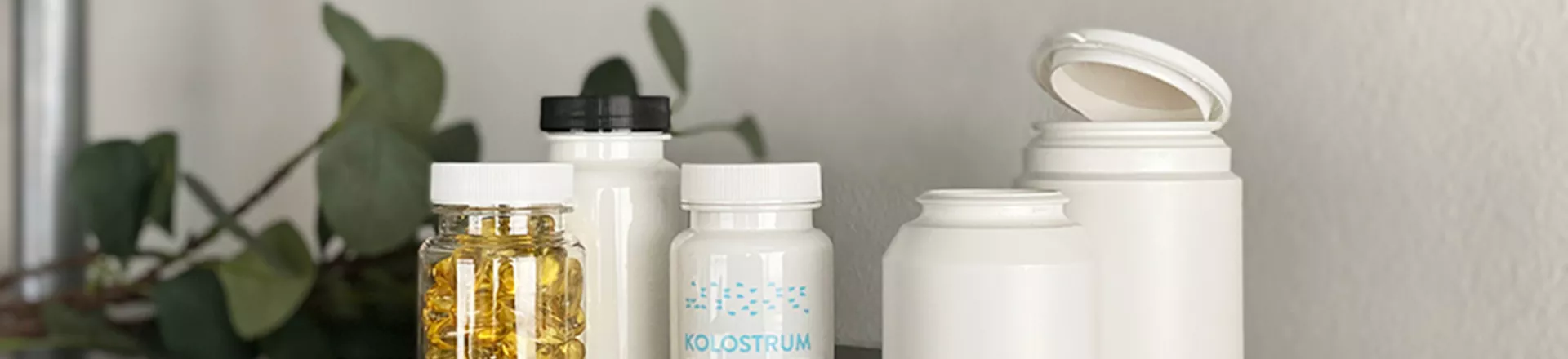Farmasøytiske bokser for animalske vitaminer, kosttilskudd og medisiner med klikklokk