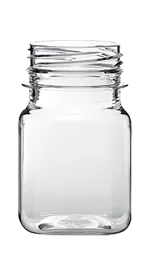 Liten flaska i PET på 80 ml