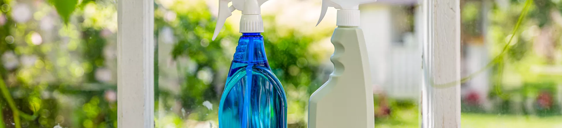 Sprayflasker i plast perfekt som rengøringsemballage