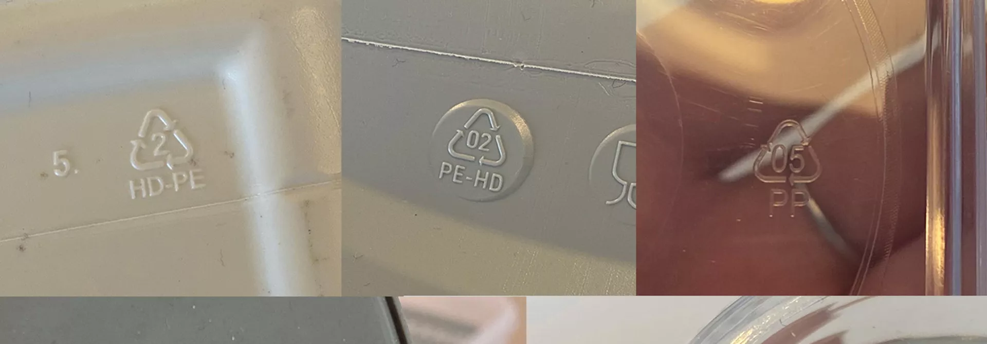 Materialbeteckning på förpackningar