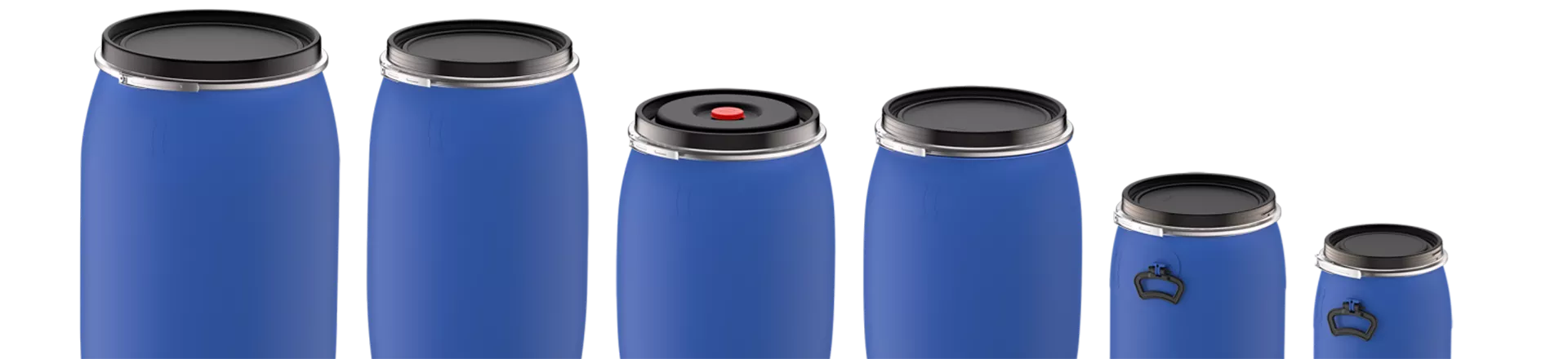 Plastfat i olika storlekar och modeller