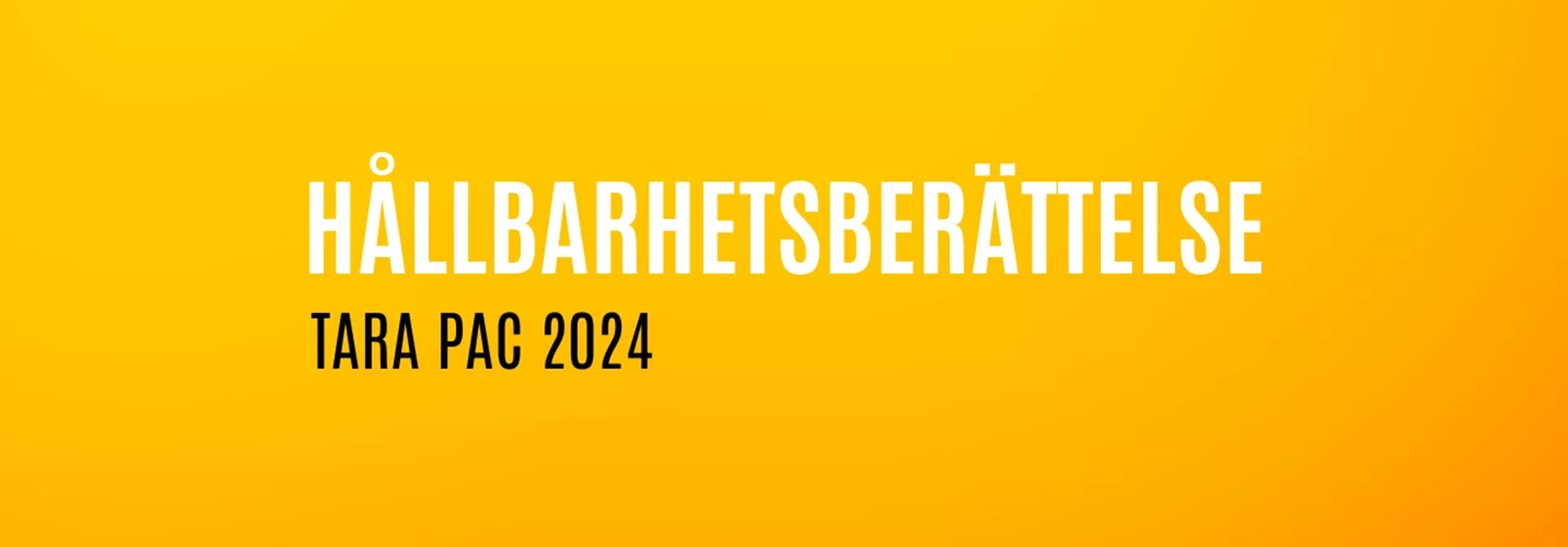 Senaste Nytt Hållbarhetsberättelse banner