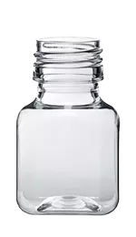 Liten flaska i PET på 50 ml