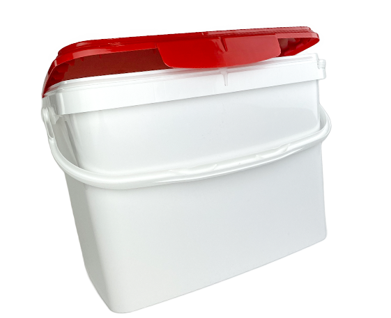 ämpäri punaisella Quickpack-kannella